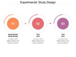 Experimental study design ppt powerpoint presentation styles vector cpb