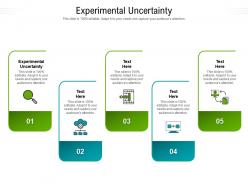 Experimental uncertainty ppt powerpoint presentation portfolio background cpb
