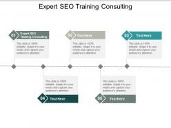 Expert seo training consulting ppt powerpoint presentation layouts graphics design cpb
