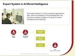 Expert system in artificial intelligence assistance ppt powerpoint presentation gallery rules