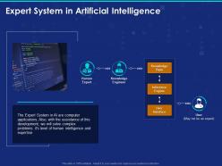 Expert system in artificial intelligence ppt powerpoint presentation file vector