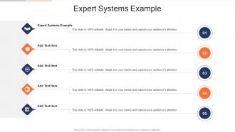 Expert Systems Example In Powerpoint And Google Slides Cpb