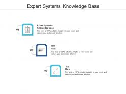 Expert systems knowledge base ppt powerpoint presentation file deck cpb