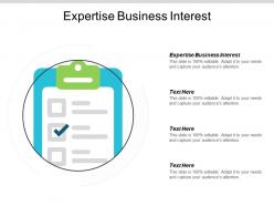 Expertise business interest ppt powerpoint presentation portfolio model cpb