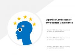 Expertise centre icon of any business governance