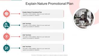 Explain Nature Promotional Plan In Powerpoint And Google Slides Cpb