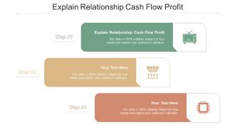 Explain Relationship Cash Flow Profit Ppt Powerpoint Presentation Outline Slideshow Cpb