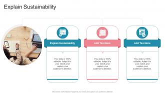 Explain Sustainability In Powerpoint And Google Slides Cpb