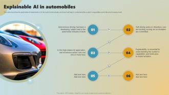 Explainable Ai In Automobiles Ppt Powerpoint Presentation File Backgrounds