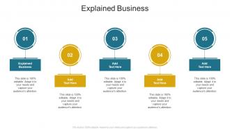 Explained Business In Powerpoint And Google Slides Cpb