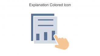 Explanation Colored Icon In Powerpoint Pptx Png And Editable Eps Format