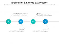 Explanation employee exit process ppt powerpoint presentation outline background cpb