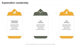 Explanation Leadership In Powerpoint And Google Slides Cpb