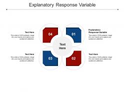 Explanatory response variable ppt powerpoint presentation professional samples cpb