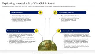 Explicating Potential Role Of ChatGPT In ChatGPT OpenAI Conversation AI Chatbot ChatGPT CD V