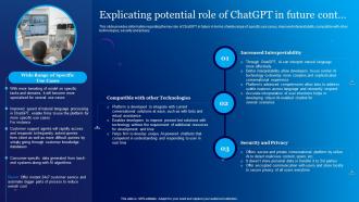 Explicating Potential Role Of ChatGPT In Future Everything About Chat GPT Generative ChatGPT SS Multipurpose Unique