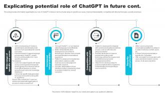 Explicating Potential Role Of ChatGPT In Future How ChatGPT Actually Work ChatGPT SS V Captivating Adaptable