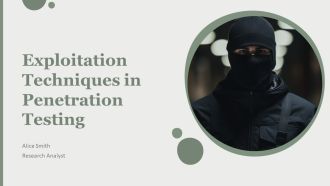 Exploitation Techniques In Penetration Testing PPT Sample AT