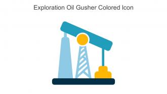 Exploration Oil Gusher Colored Icon In Powerpoint Pptx Png And Editable Eps Format