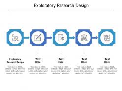 Exploratory research design ppt powerpoint presentation pictures graphics tutorials cpb