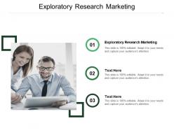 Exploratory research marketing ppt powerpoint presentation infographic template cpb