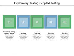 Exploratory testing scripted testing ppt powerpoint presentation show graphics design cpb