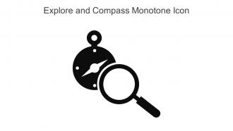 Explore And Compass Monotone Icon In Powerpoint Pptx Png And Editable Eps Format