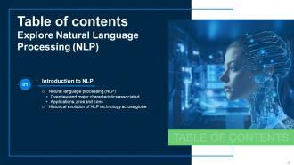 Explore Natural Language Processing NLP Powerpoint Presentation Slides AI CD V Image Analytical