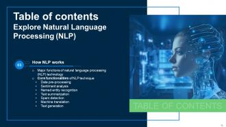 Explore Natural Language Processing NLP Powerpoint Presentation Slides AI CD V Customizable Analytical