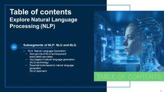 Explore Natural Language Processing NLP Powerpoint Presentation Slides AI CD V Professionally Analytical