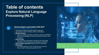 Explore Natural Language Processing NLP Powerpoint Presentation Slides AI CD V Idea Professionally