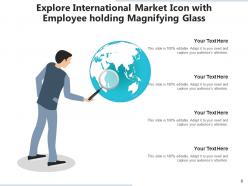 Explore Navigation Business Magnifying Glass International Adventure