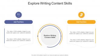 Explore Writing Content Skills In Powerpoint And Google Slides Cpb