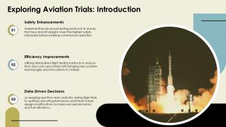 Exploring Aviation Trials Introduction PPT Template ST AI SS