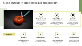 Exploring Bio Fabrication Innovative Techniques For Sustainable Material Production PPT Template ST AI Image Content Ready