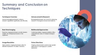 Exploring Bioimaging Techniques For Advanced Research PPT Slides ST AI Downloadable Colorful