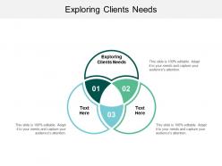 Exploring clients needs ppt powerpoint presentation layouts slide cpb