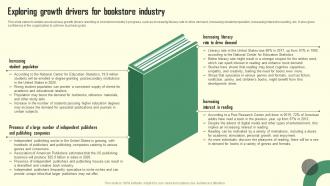 Exploring Growth Drivers For Book Store Industry Book Store Business Plan BP SS