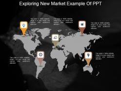 Exploring new market example of ppt