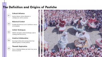 Exploring Pastiche Art Culture And Creative Fusion PPT Template ST AI Aesthatic Idea