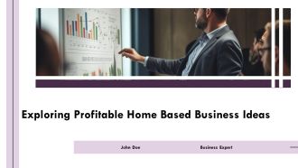 Exploring Profitable Home Based Business Ideas PPT Mockup AT