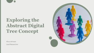 Exploring The Abstract Digital Tree Concept PPT Template AT