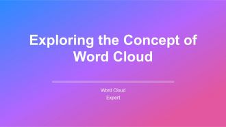 Exploring The Concept Of Word Cloud PPT Structure AT
