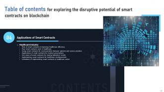 Exploring The Disruptive Potential Of Smart Contracts On Blockchain BCT CD Content Ready