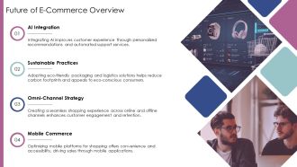 Exploring The Future Of E Commerce Trends PPT Mockup AT Pre-designed