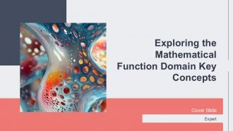 Exploring The Mathematical Function Domain Key Concepts PPT Slides ST AI