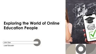 Exploring The World Of Online Education People PPT Guidelines AT