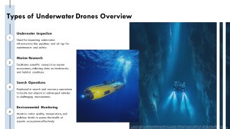 Exploring Types Of Underwater Drones Rovs And Auvs PPT Outline AT Adaptable Colorful
