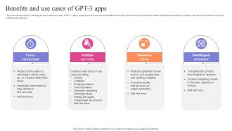 Exploring Use Cases Of OpenAI Benefits And Use Cases Of GPT 3 Apps ChatGPT SS V