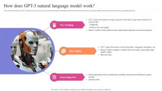 Exploring Use Cases Of OpenAI How Does GPT 3 Natural Language Model Work ChatGPT SS V